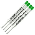 thumbnail image 3 of Schmidt P900 Parker Style Ballpoint Pen Refill - Green, Fine Point 0.6mm, 4 Pack, 3 of 4