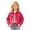 A-Hot Pink606, variant on JAJAHO Boys Girls Button Down Shirt 4-12Y Kids Back To School Clothes Cotton Long Sleeve Lapel Shirts