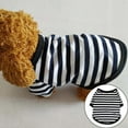 thumbnail image 1 of Dog Striped T Shirt Dog Shirt Pet Apparel For Small To Medium Dogs Puppy, 1 of 9