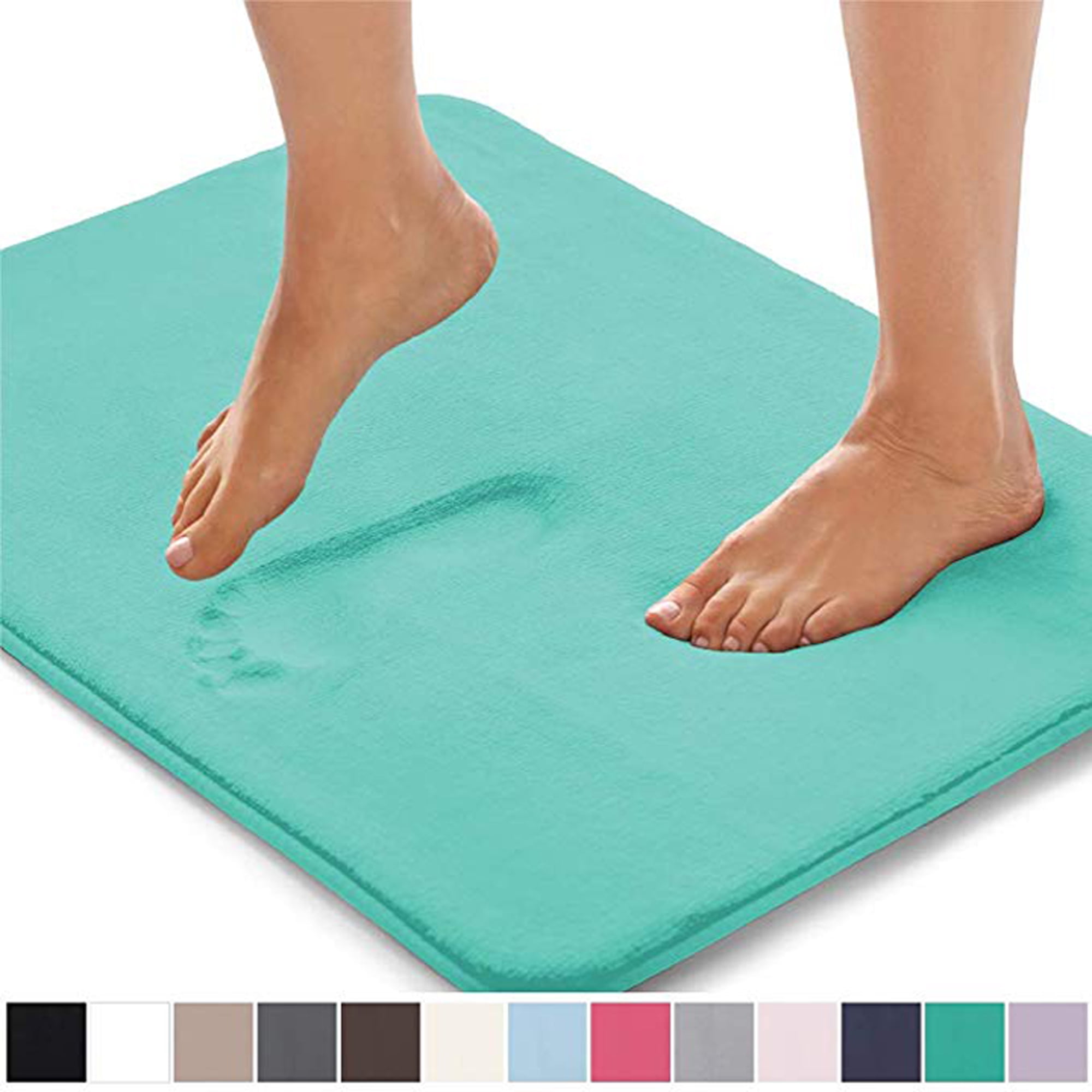 Nk Home 17 X 24 Or 20 X 32 Memory Foam Bath Mat Bath Rugs