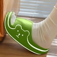 thumbnail image 1 of Zapatillas antideslizantes de fondo suave para interiores de EVA con patrón de oso de dibujos animados Wmkox8yii ytu10662, 1 of 5