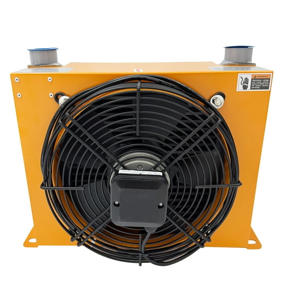 Hydraulic Oil Cooler Fan Cooler Aluminum Hydraulic Radiator Oil Cooling 100L/min Aluminum Alloy Core 110V