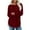 *Red, variant on ClodeEU Womens Fall Crewneck Long Sleeve Tunic Sweaters ,Casual Loose Fit Crewneck Tops With Curved Hem Red,Womens Plus XXL