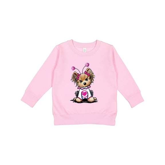 Inktastic Love Bug Yorkie Toddler Sweatshirt
