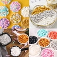 thumbnail image 2 of Comestibles Sprinkles Decoración De La Torta De Caramelo Hornear Cuentas De Azúcar Perla Bolas Cupcake Ingredientes Para Materiales, 2 of 4