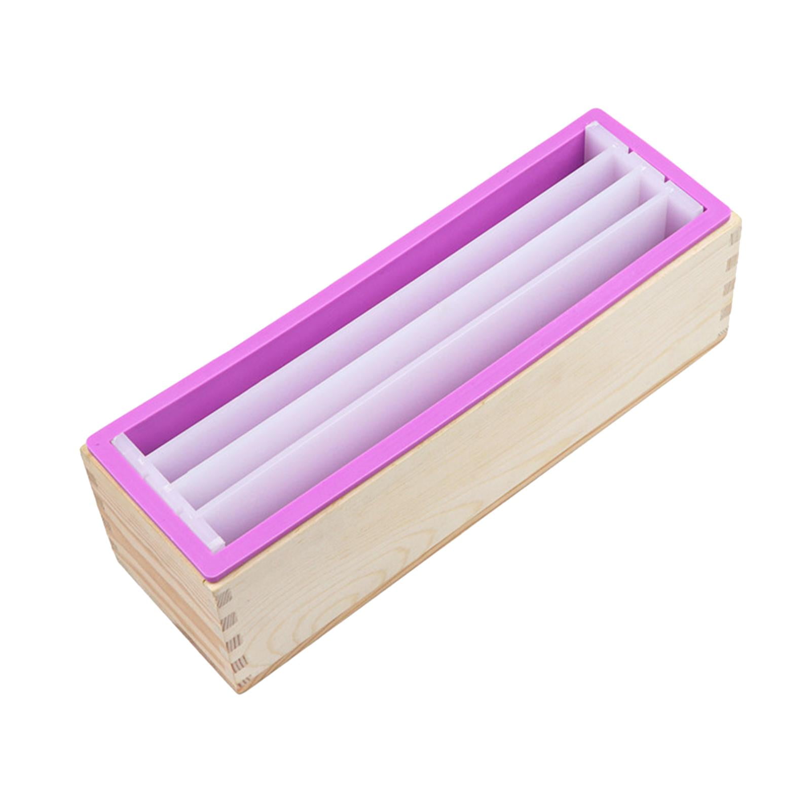 1200ml Silicone with Separated Rectangular Soap Making for Chocolate, Toast, Resin Crafts, DIY Supplies, Baking Accessories