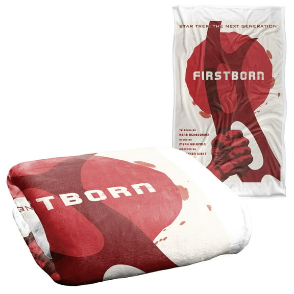 Star Trek The Next Generation Season 7 Episode 21 Silky Touch Super Soft Throw Blanket 36" x 58"