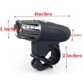 thumbnail image 4 of A set of black VLO lights (headlights+frog lights) that can rotate 360 degrees and are equipped with clear USB charging warning lights, 4 of 5