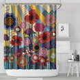 thumbnail image 2 of Rustic Roses Shower Curtain - Countryside Charm with Classic Blooms, 72x84 Inches, 2 of 5