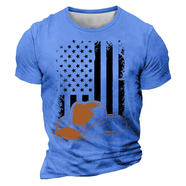 Camisetas de Manga Larga para Hombres Imprimir Casual Cuello Redondo Camiseta de Manga Corta, Camisetas de Manga Larga para Hombres Algodón