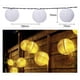 thumbnail image 2 of Luces de hadas solares Lámparas LED portátiles para decoración de jardín (5m 20LEDs) Blanco, 2 of 9