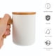 thumbnail image 4 of EeaseMX Taza de café de cerámica con mango de madera, ideal para té, leche y café., 4 of 7