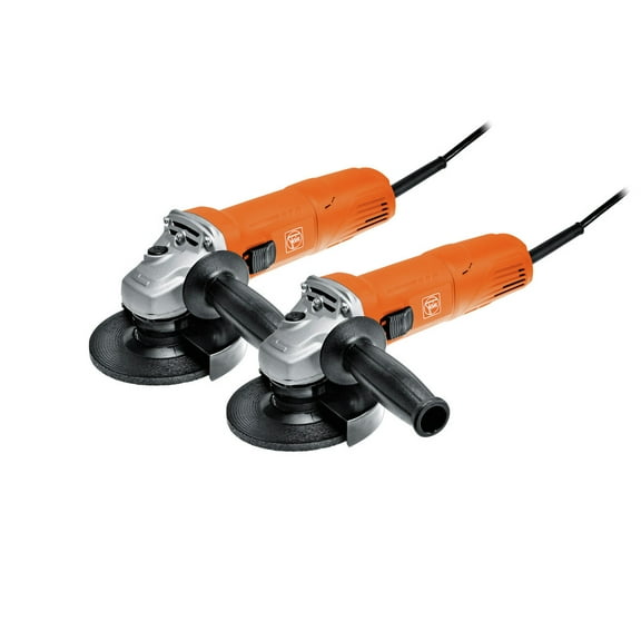 Fein 69908107030 WSG 7-115 2-Tool 4-1/2 in. 760W Compact Slide Switch Angle Grinder Set