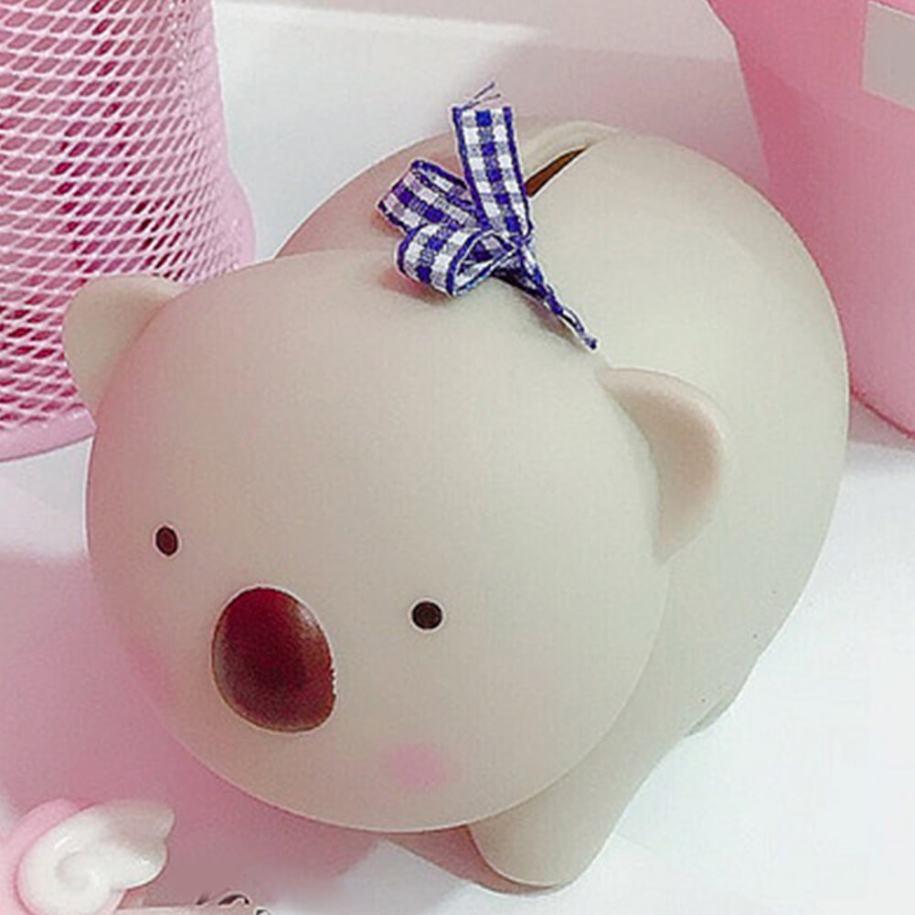Animal Money Box Decorative Home Nursery Cute Soft Saving Cash Coin 