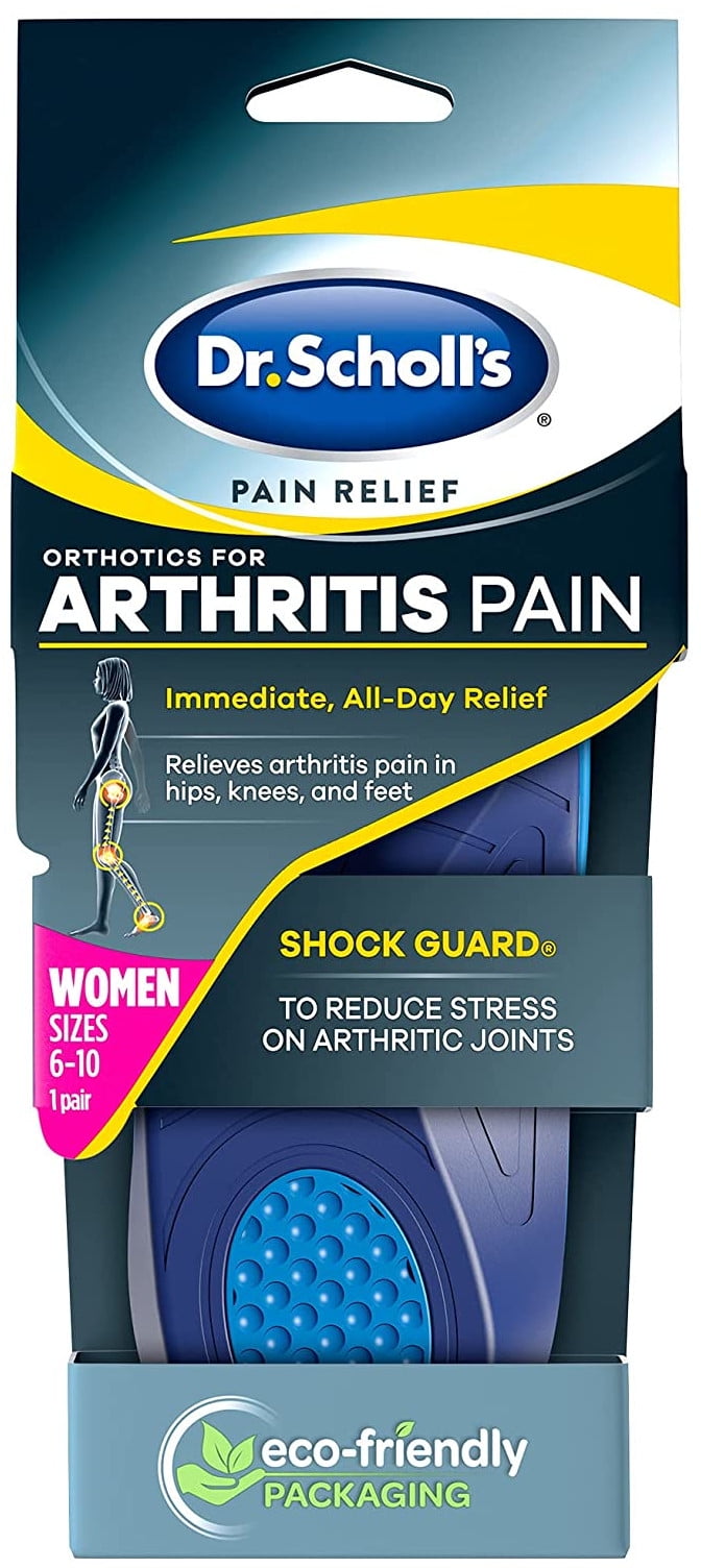 Dr. Scholls Pain Relief Orthotics For Arthritis Pain For Women, Size 6-10, 1 Pair