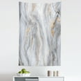 thumbnail image 1 of Marble Tapestry, Pastel Toned Abstract Marbling Inspired Close up Stone Look Print, Fabric Wall Hanging Decor for Bedroom Living Room Dorm, 5 Sizes, Pale Ceil Blue and Beige, by Ambesonne, 1 of 1
