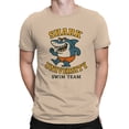 thumbnail image 2 of Shark University Swim Team Design Men's T-shirt, 2 of 3