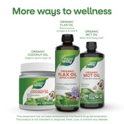 Nature Way's Organic Flax Oil Super Lignan with Omega-3 Essential Fatty Acids, 24 fl oz