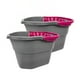 thumbnail image 2 of Kit 2 Cubetas Baldes Con Exprimidor Reynera 12 Litros Gris 6-0-5151, 2 of 7