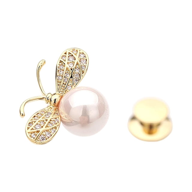 Broche insignia de perlas para ropa Zulema Pin de broche