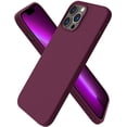 thumbnail image 1 of ORNARTO Compatible with iPhone 13 Pro Max Case 6.7", Slim Liquid Silicone 3 Layers Full Covered Soft Gel Rubber Case, 1 of 5