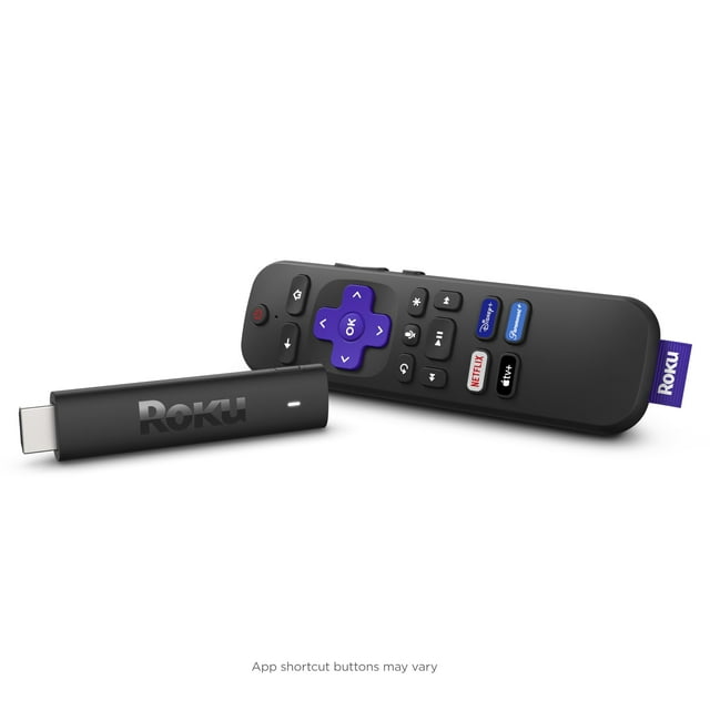 Roku Streaming Stick 4K 2021 | Dispositivo de Streaming 4K/HDR/D Visión con Roku Voice Remote y Controles de TV (Renovado)