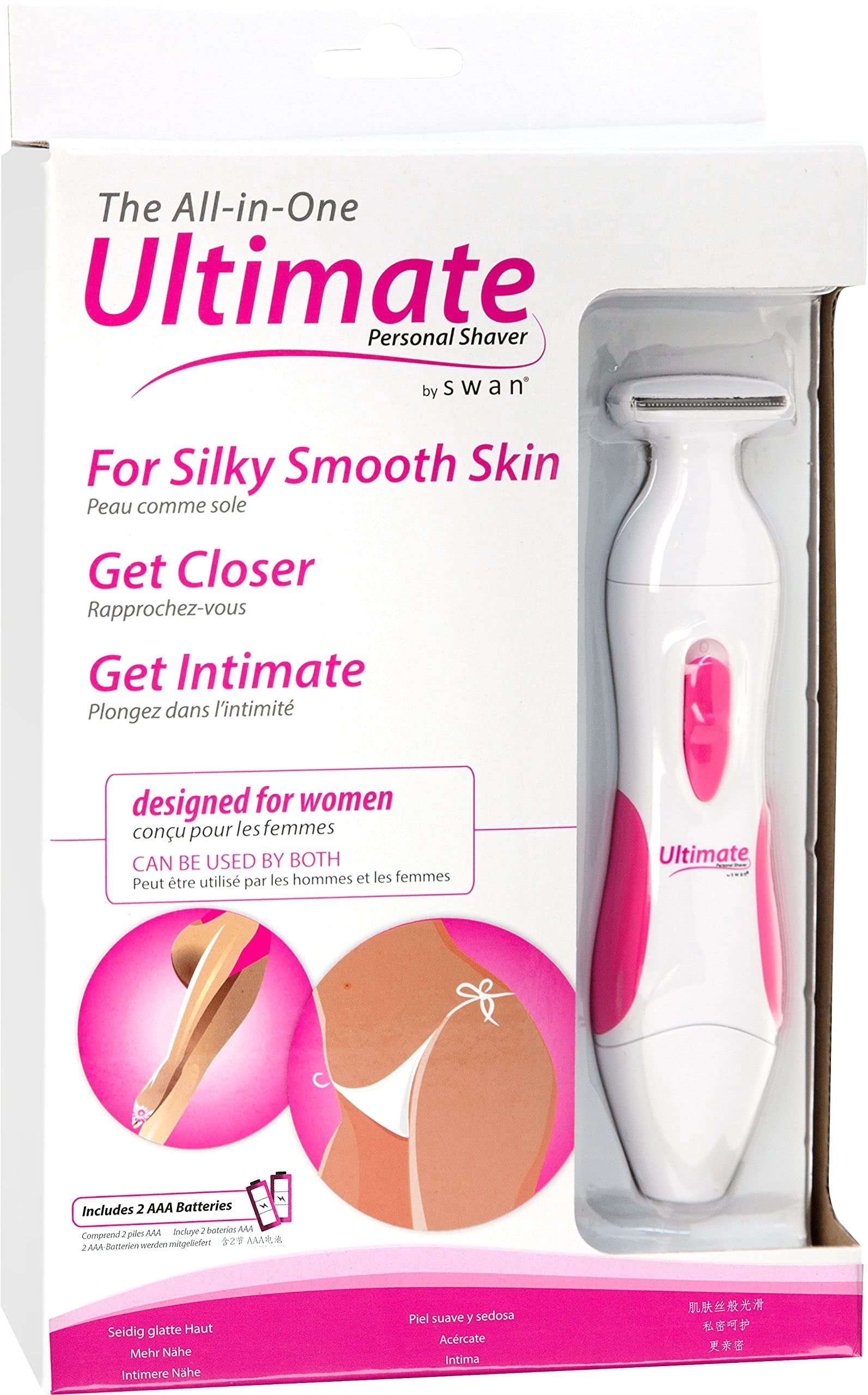 The Ultimate Personal Shaver Kit (Pink and White)