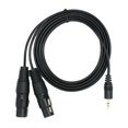 thumbnail image 3 of Enchufe de 3,5 Mm, Enchufe XLR de 2 Pines, Cable Divisor en Y, Cable Adaptador para Teléfono Móvil Gloria Cable de audio femenino nuevo, 3 of 7