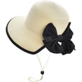 thumbnail image 3 of Sun Hats for Women Wide Brim Straw Beach Hat UV UPF 50+ Foldable Summer Sun Hat, 3 of 7