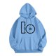 thumbnail image 3 of Sudadera con capucha de manga larga para hombre, estilo casual, de color liso, con bolsillo, de poliéster, 3 of 3