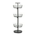 thumbnail image 4 of Household Essentials 3-Tier Shoe Storage Tree, Matte Black, 4 of 7