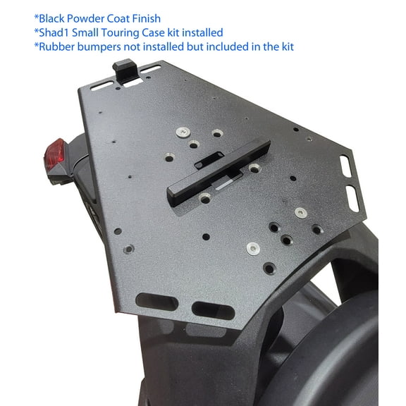 Ryker Luggage Rack with Kit for Shad Small Cases Black Finish for Max Mounts