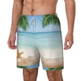 thumbnail image 2 of Balery Starfish in Beach Mens Swim Trunks Swim Shorts for Men Quick Dry Inseam Beach Shorts with Compression Liner Pocket-3X-Large, 2 of 9
