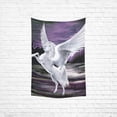 thumbnail image 2 of CADecor Colours Doves Fantasy Unicorn Flowers Glow Home Decor Tapestry Wall Art Wall Tapestry 60x80 Inches, 2 of 2