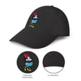 thumbnail image 2 of Gorra de béisbol Disney Minnie Mouse negra para adultos, 2 of 5
