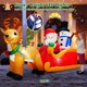 thumbnail image 2 of Papá Noel inflable navideño MICOCAH en trineo de 2 m con muñeco de nieve, 2 of 8