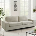 thumbnail image 5 of COSYJOY Living Room, Bedroom, 88.58"THREE Seater Sofa，Soft and Comfortable, Easy to Install, Detachable Sofa Mat and Cover(Beige), 5 of 8