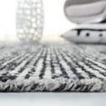 thumbnail image 4 of Safavieh Abstract Delia Distressed Wool Runner Rug, Black/Gray, 2'3" x 10', 4 of 11