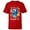Red, variant on Disney PIXAR Finding Nemo Dory Just Keep Swimming - Short Sleeve T-Shirt for Kids - Customized-White