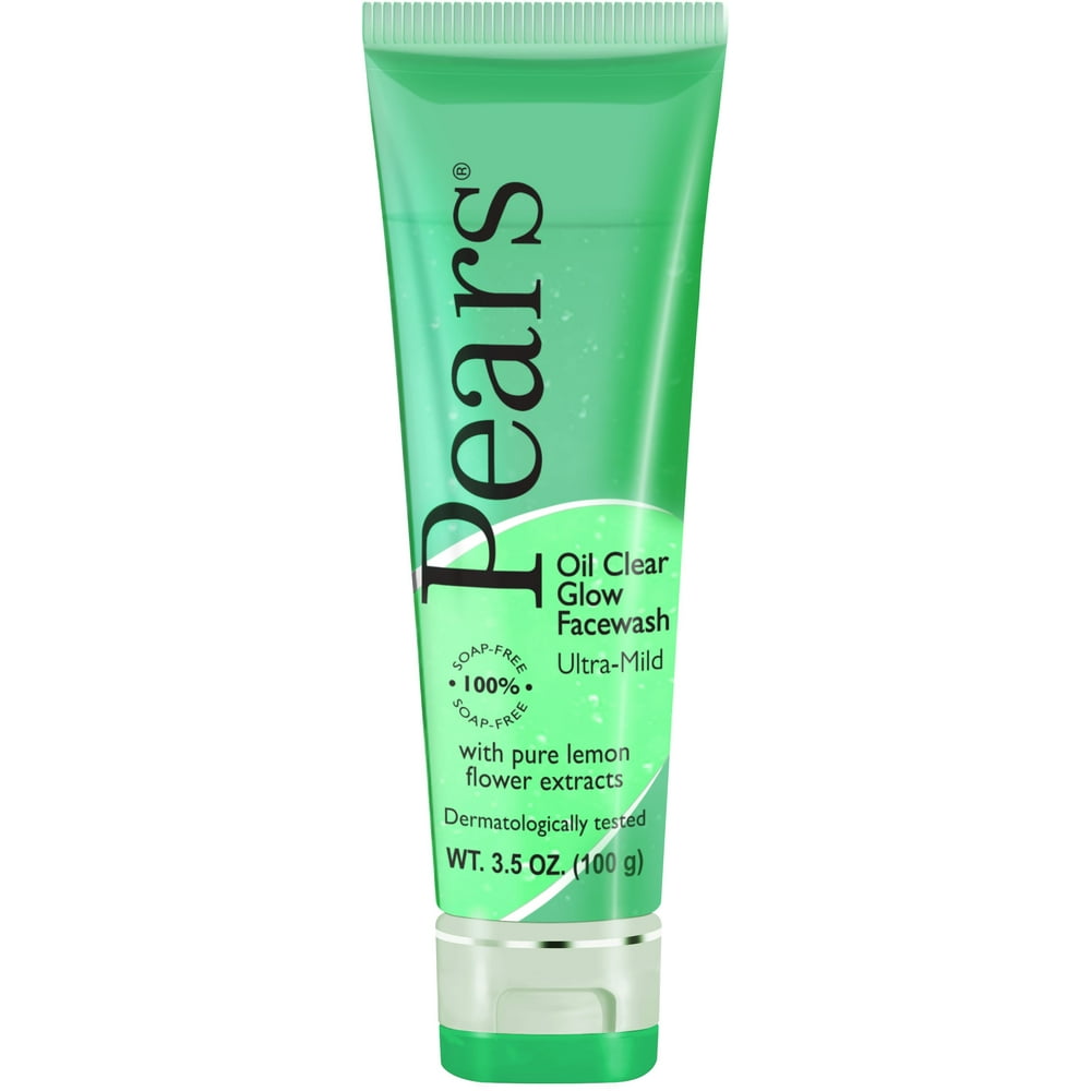 2 Pack Pears Oil Clear Glow Facewash with Lemon Flower Extracts 3.5
