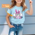 thumbnail image 2 of GDREDA T-Shirts Graphiques de Pâques pour Garçons, Manches Courtes Décontractées et Douces, Chemise Colorée pour Enfants, Bleu Ciel, 4-5 Ans, 2 of 4