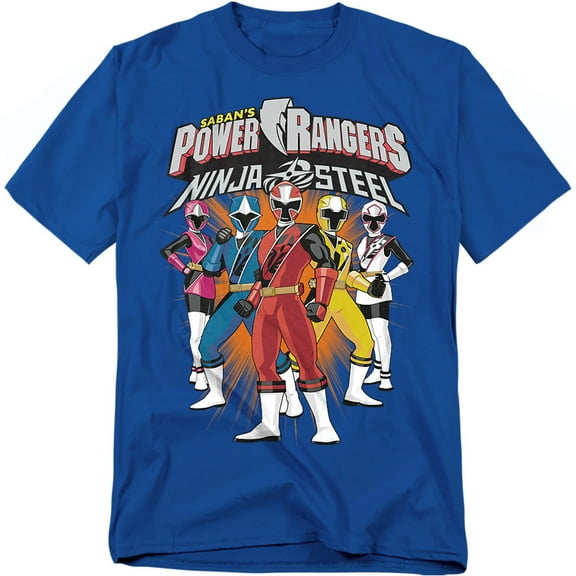 Power Rangers T-Shirt Team Lineup Unisex Graphic Tee For Men & Women