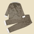thumbnail image 4 of Fgnfyis Family Christmas Pajamas Matching Sets Silk Satin Long Sleeve Button Down Soft 2 Piece Pajamas Set Loungewear Sleepwear, 4 of 6