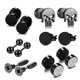thumbnail image 1 of Juego de pendientes de acero inoxidable Juego de pendientes negros para hombre Juego de moda múltiple, 1 of 6