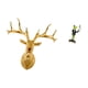 thumbnail image 5 of Escultura Majestuosa De Cabeza De Ciervo Y Estatua Caprichosa De Rana Camarera, Obra De Arte Creativa De Resina Animal Para Decoración única De Pared Y Mesa De Oficina En Casa., 5 of 8