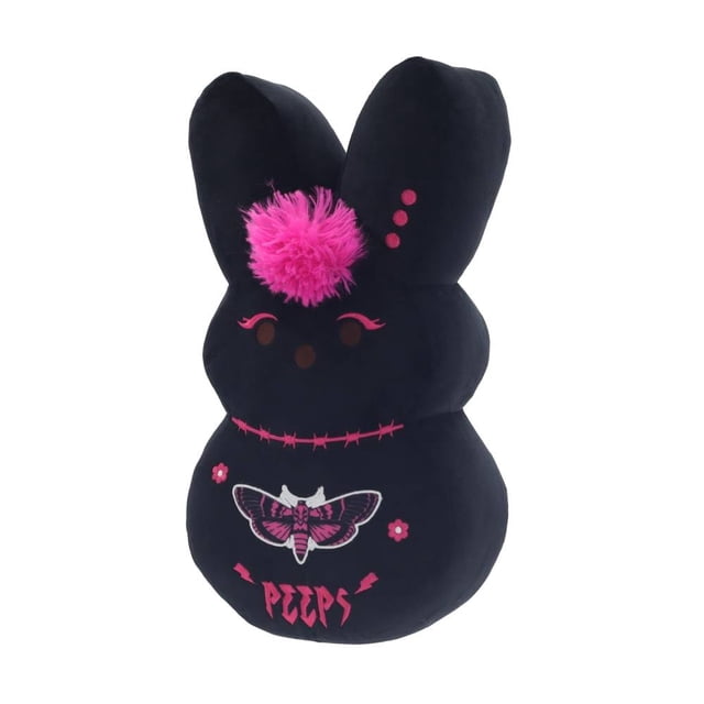 Peluche de Pascua Peeps Conejo Punk Rock Negro
