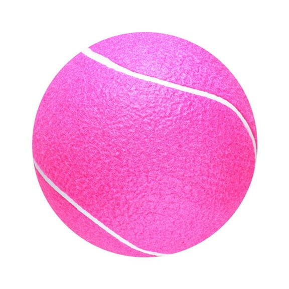 QUTETN 8 -inch Big Tennis Ball Kids Tennis Ball Pink Tennis Balls Outdoor Toy Indoor Toys Outdoor Tennis Ball Child