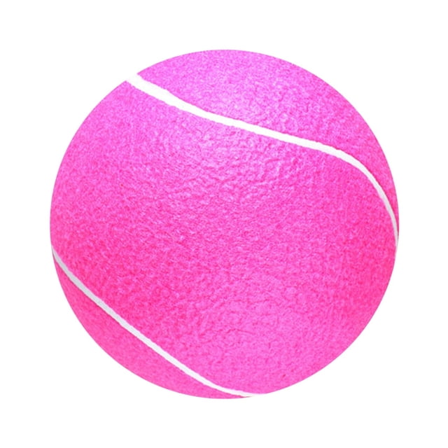 MesaSe Balle de Tennis 8 Pouces Grande Balle de Tennis pour Enfants Balle de Tennis Rose Jouet Extérieur Jouets Intérieurs Balle de Tennis Extérieur Enfant