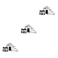 thumbnail image 3 of VONKY Plein Potentiel de la Voiture RC Direction Tasse pour ECX 1/12 RC RGT 136100 Argent 3Set, 3 of 6