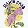 thumbnail image 2 of CafePress - Mardi Gras Flamingo Body Suit - Baby Light Bodysuit, Size Newborn - 24 Months, 2 of 4
